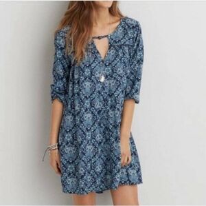 American Eagle Paisley Dress S Cottagecore Grannycore Boho Prairie A Line